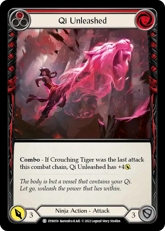 Qi Unleashed (Red) — Dynasty — Flesh and Blood