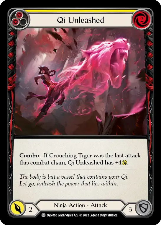 Qi Unleashed (Yellow) — Dynasty — Flesh and Blood