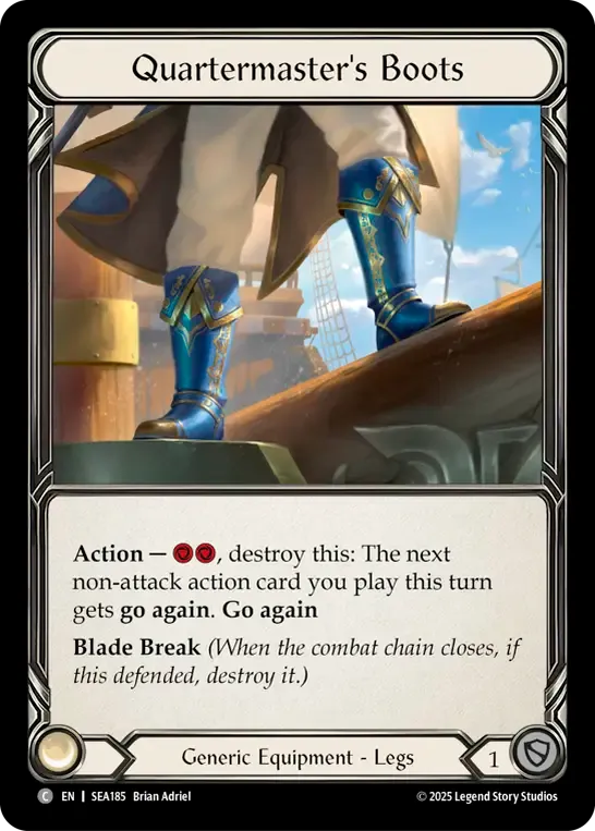 Quartermaster's Boots — High Seas - Treasure Pack — Flesh and Blood