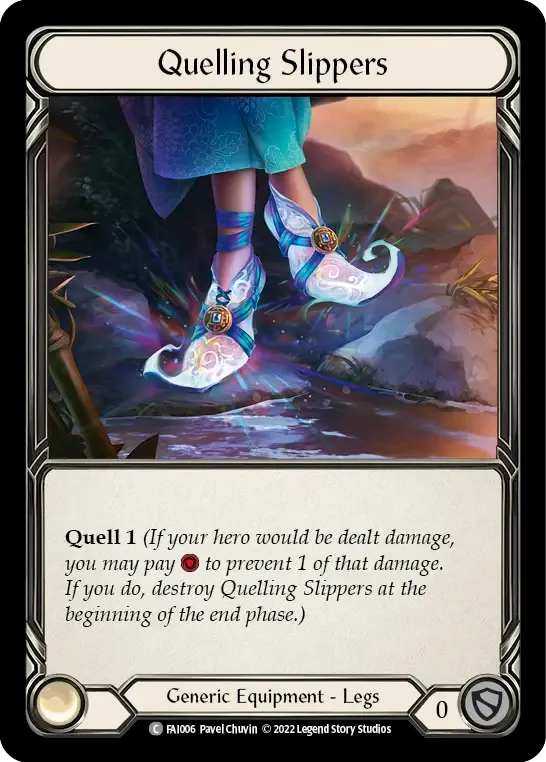 Quelling Slippers — Fai - Blitz Deck — Flesh and Blood