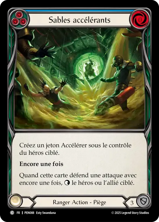 Quickening Sand (Blue) — Compendium of Rathe — Flesh and Blood