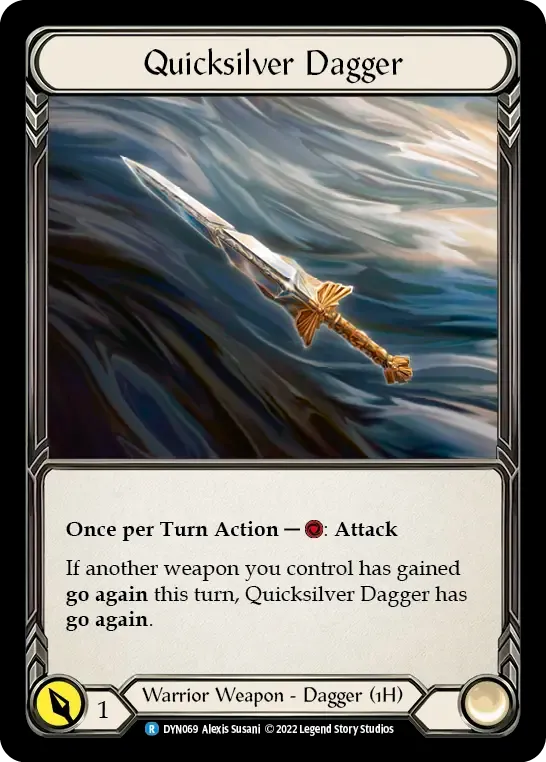 Quicksilver Dagger — Dynasty — Flesh and Blood