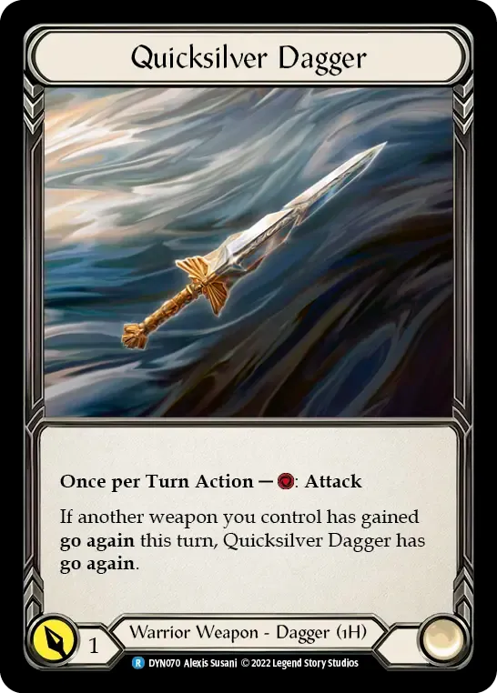 Quicksilver Dagger — Dynasty — Flesh and Blood