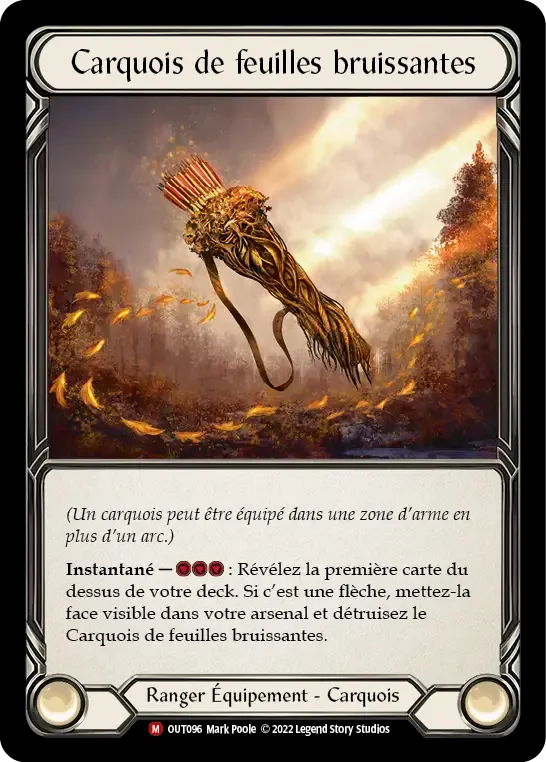 Carquois de feuilles bruissantes from Outsiders - Flesh and Blood