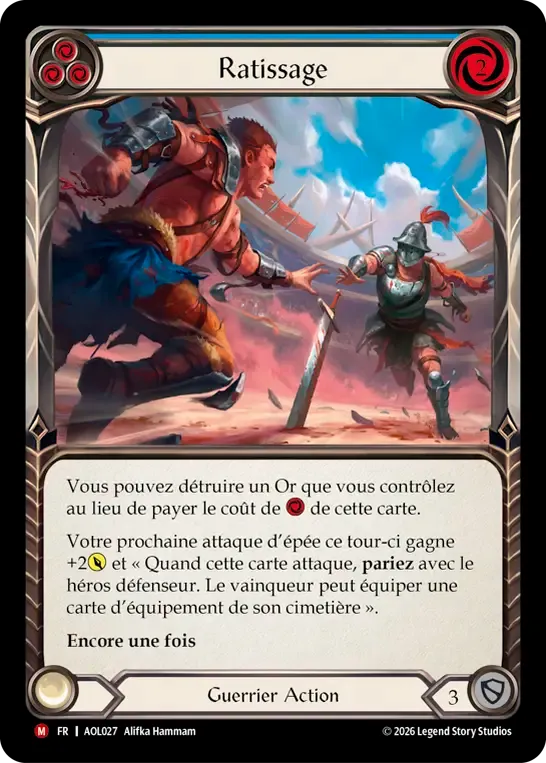 Ratissage from Armory Deck - Olympia, Prized Fighter - Flesh and Blood