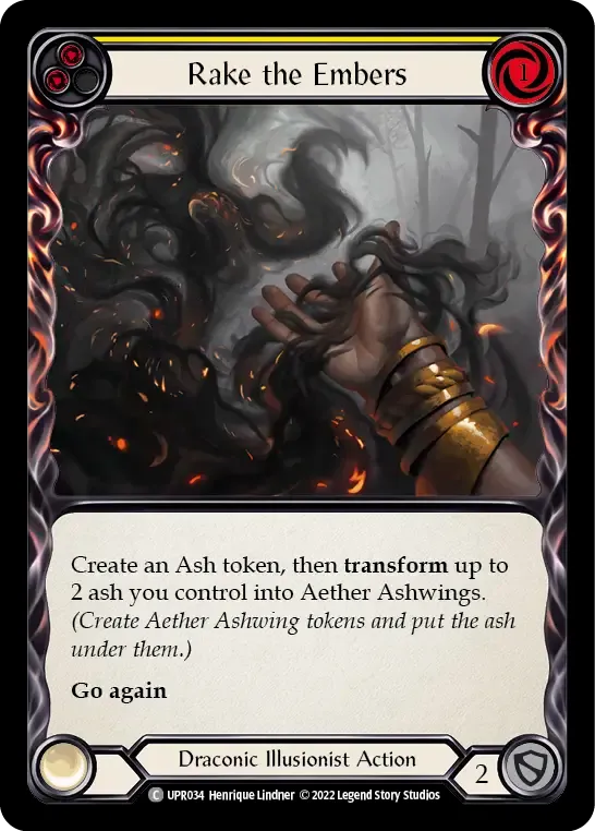 Rake the Embers (Yellow) — Uprising — Flesh and Blood