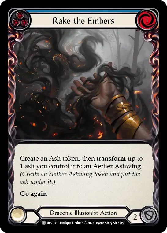 Rake the Embers (Blue) — Uprising — Flesh and Blood
