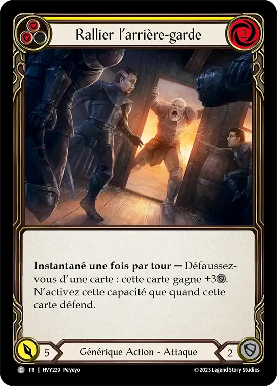 Rallier l’arrière-garde — Heavy Hitters — Flesh and Blood