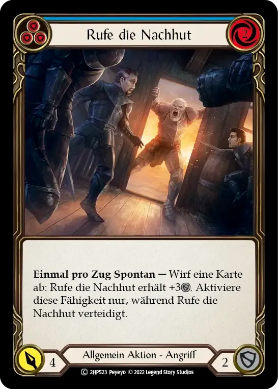 Rally the Rearguard (Blue) — History Pack 2 - Black Label — Flesh and Blood
