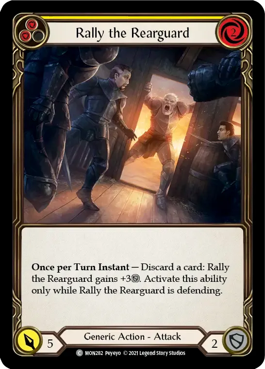 Rally the Rearguard (Yellow) — Monarch — Flesh and Blood