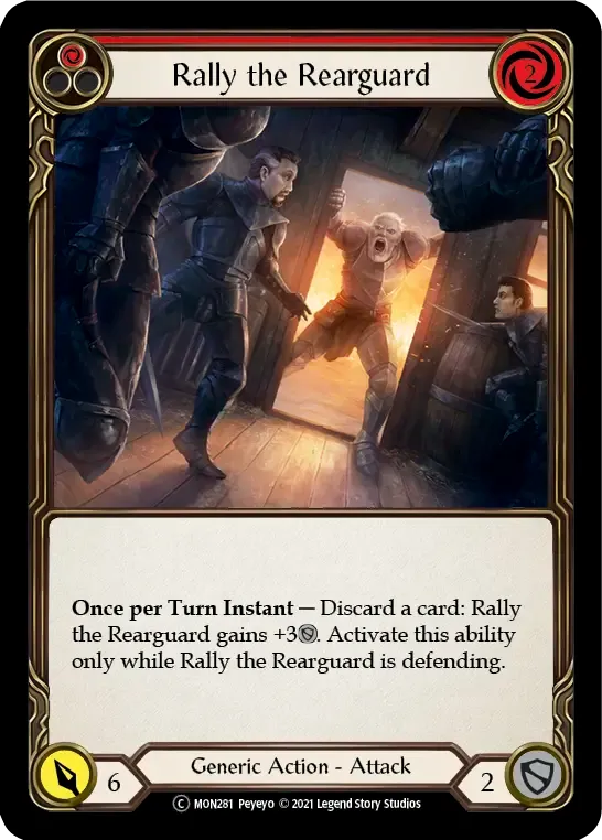 Rally the Rearguard (Red) — Monarch - Unlimited — Flesh and Blood
