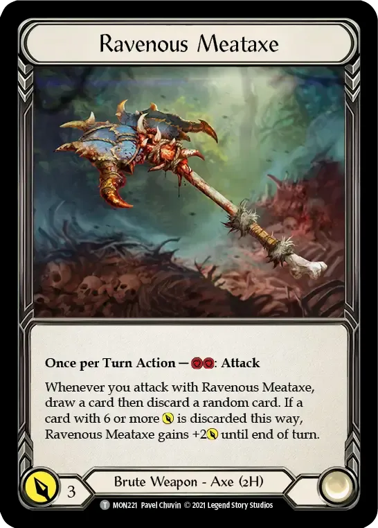 Ravenous Meataxe from Monarch - Flesh and Blood