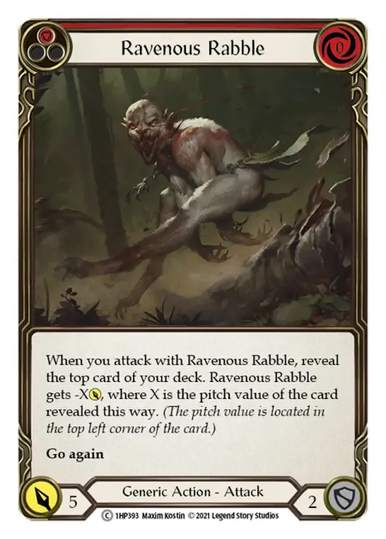 Ravenous Rabble (Red) — History Pack 1 — Flesh and Blood