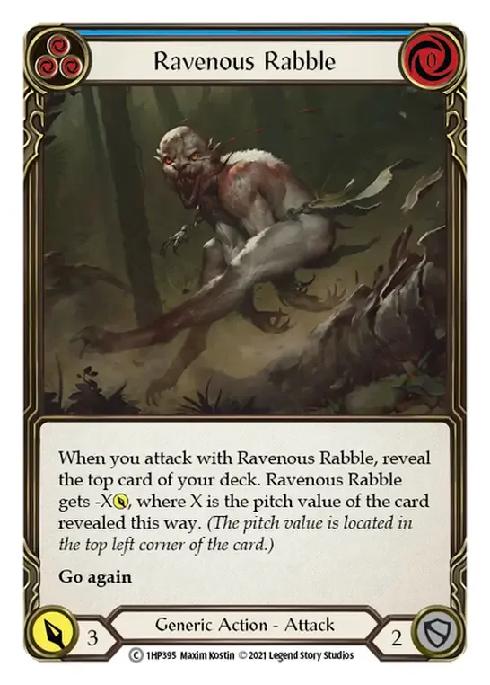 Ravenous Rabble (Blue) — History Pack 1 — Flesh and Blood