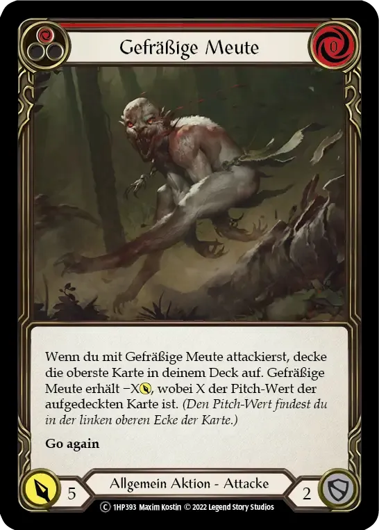 Ravenous Rabble (Red) — History Pack 1 - Black Label — Flesh and Blood