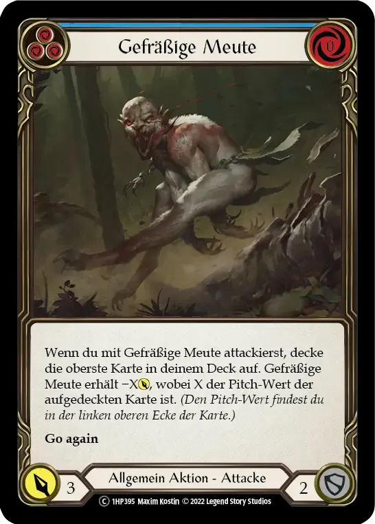 Ravenous Rabble (Blue) — History Pack 1 - Black Label — Flesh and Blood