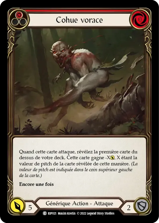 Cohue vorace — Riptide - Blitz Deck — Flesh and Blood