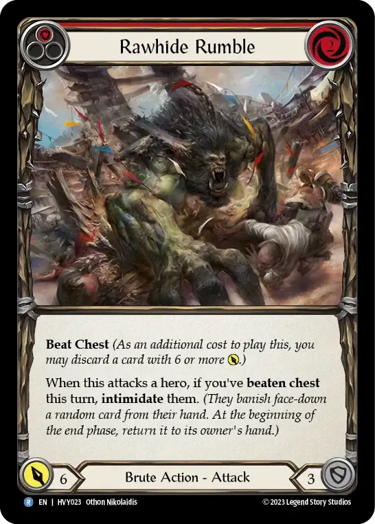Rawhide Rumble (Red) — Heavy Hitters — Flesh and Blood
