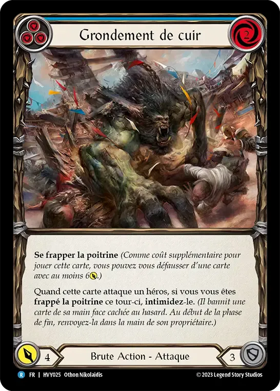 Grondement de cuir — Heavy Hitters — Flesh and Blood