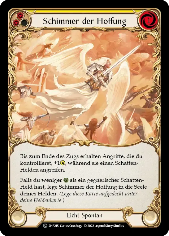Ray of Hope (Yellow) — History Pack 2 - Black Label — Flesh and Blood