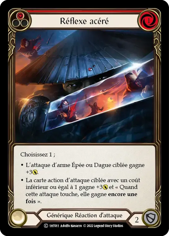 Réflexe acéré — Dorinthea - Blitz Deck — Flesh and Blood