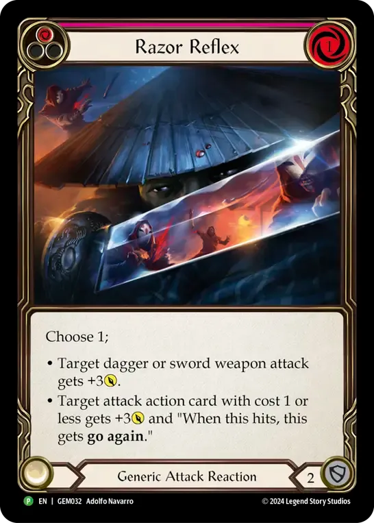 Razor Reflex — GEM - Pack 1 — Flesh and Blood