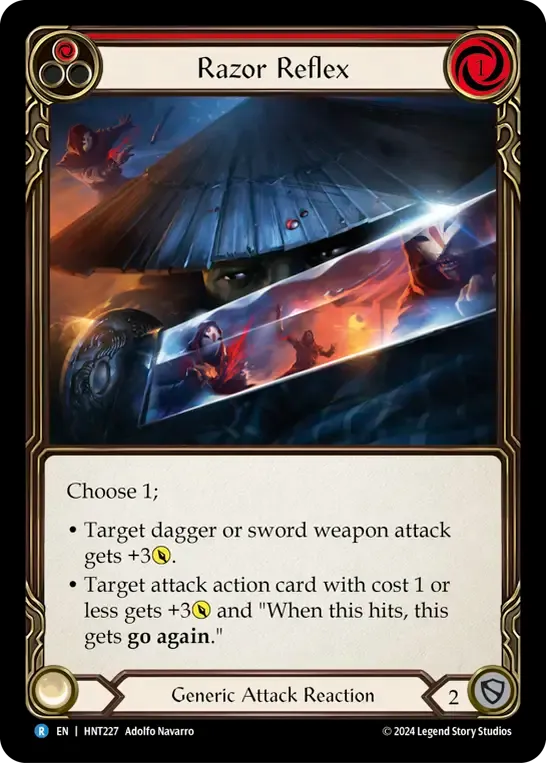 Réflexe acéré — The Hunted — Flesh and Blood