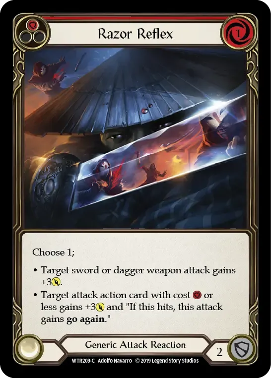 Razor Reflex (Red) — Welcome to Rathe — Flesh and Blood