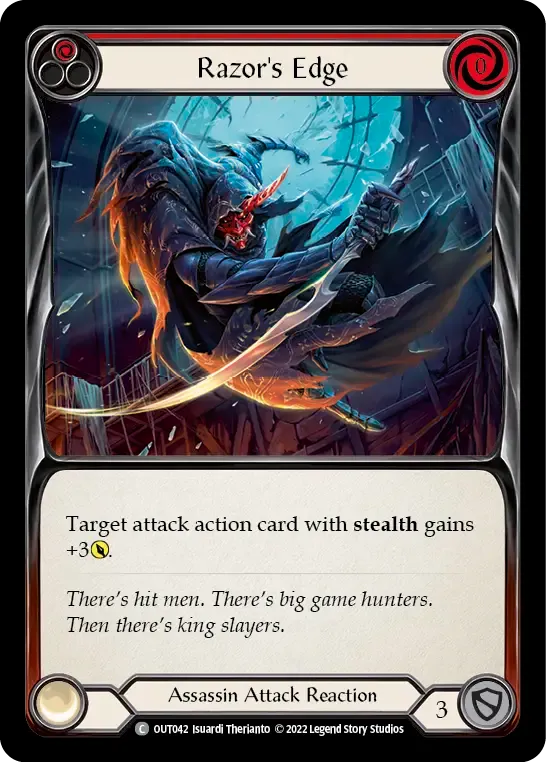 Razor's Edge (Red) — Outsiders — Flesh and Blood