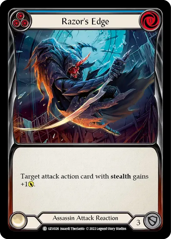 Razor's Edge (Blue) — Uzuri - Blitz Deck — Flesh and Blood