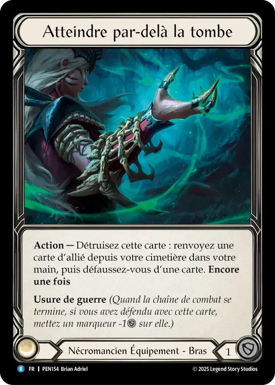 Atteindre par-delà la tombe — Compendium of Rathe — Flesh and Blood