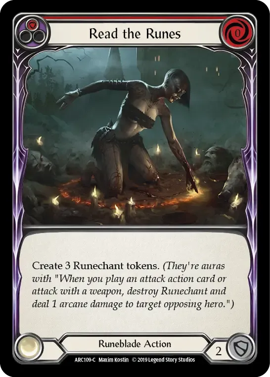 Read the Runes (Red) — Arcane Rising — Flesh and Blood