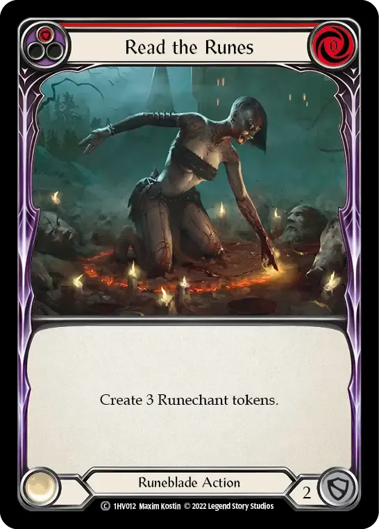 Read the Runes (Red) — Viserai - Blitz Deck — Flesh and Blood