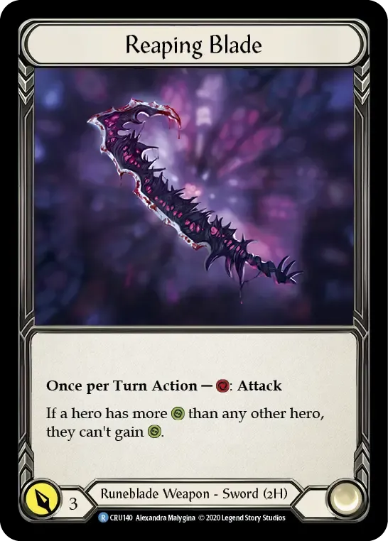 Reaping Blade — Crucible of War — Flesh and Blood