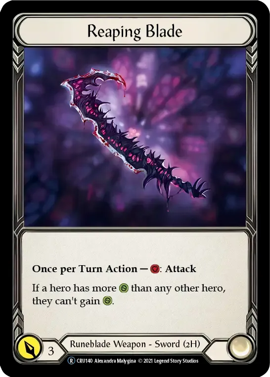 Reaping Blade — Crucible of War - Unlimited — Flesh and Blood