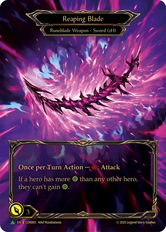 Reaping Blade — Flesh and Blood: Promo Cards — Flesh and Blood