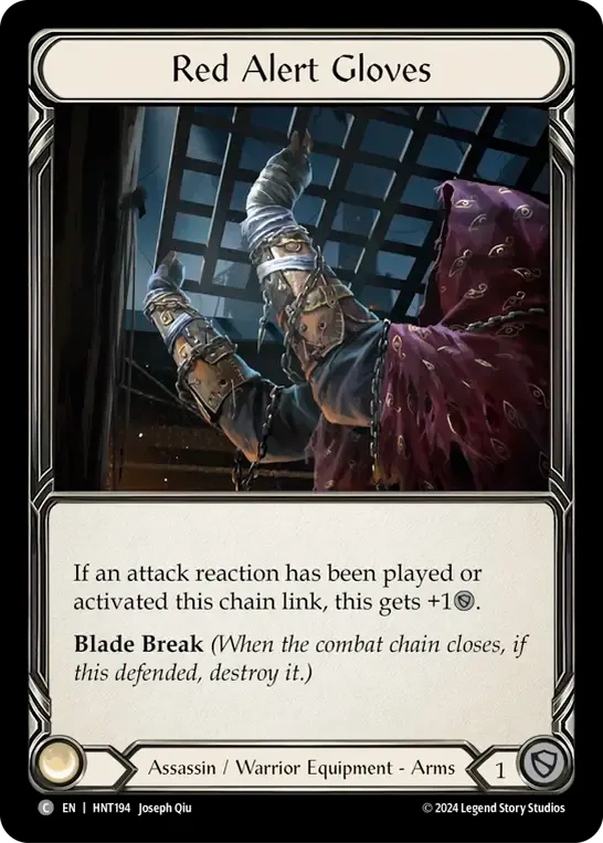 Red Alert Gloves — The Hunted — Flesh and Blood