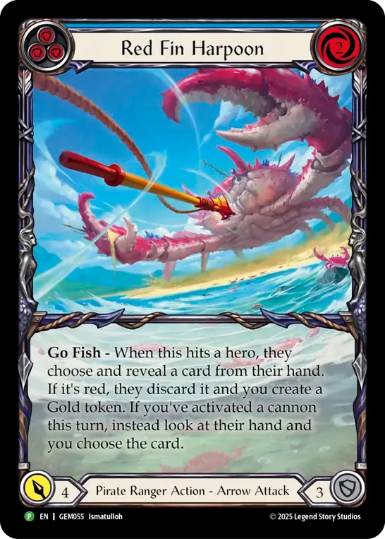 Red Fin Harpoon — GEM - Pack 2 — Flesh and Blood