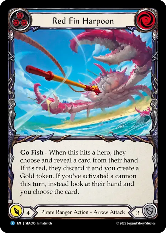 Harpon à ailettes rouges — High Seas — Flesh and Blood