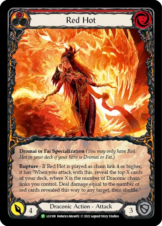 Red Hot — Flesh and Blood: Promo Cards — Flesh and Blood