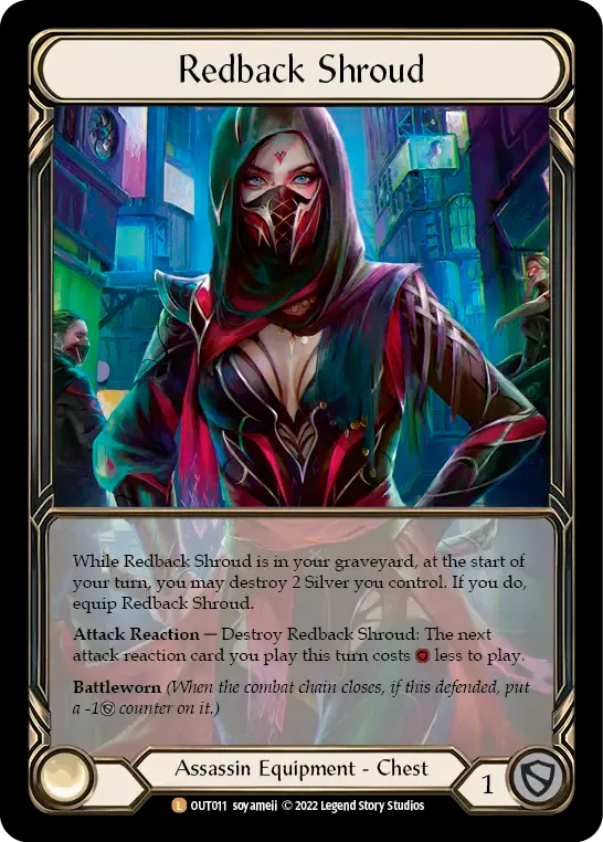Redback Shroud — Outsiders — Flesh and Blood