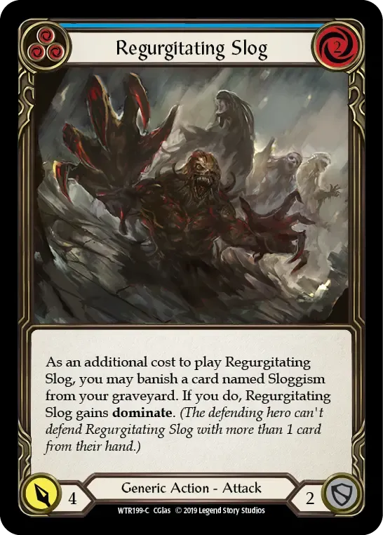 Regurgitating Slog (Blue) — Welcome to Rathe — Flesh and Blood