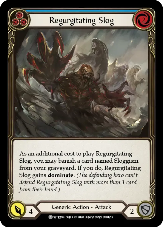 Regurgitating Slog (Blue) — Welcome to Rathe - Unlimited — Flesh and Blood