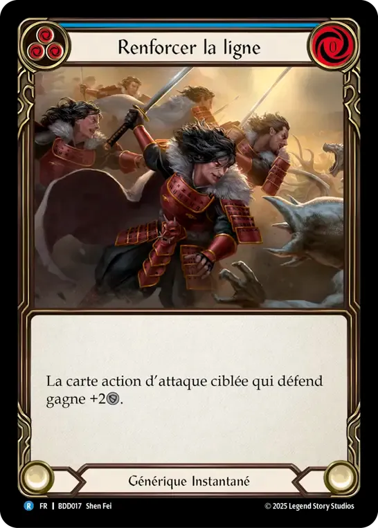 Renforcer la ligne — Bravo Demo Deck — Flesh and Blood