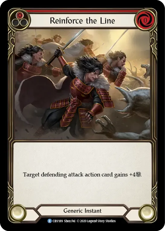 Reinforce the Line (Red) — Crucible of War — Flesh and Blood