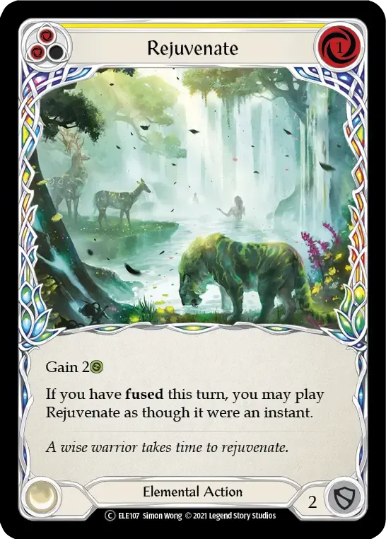 Rejuvenate (Yellow) from Tales of Aria - Unlimited - Flesh and Blood