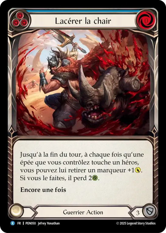 Rend Flesh (Blue) — Compendium of Rathe — Flesh and Blood