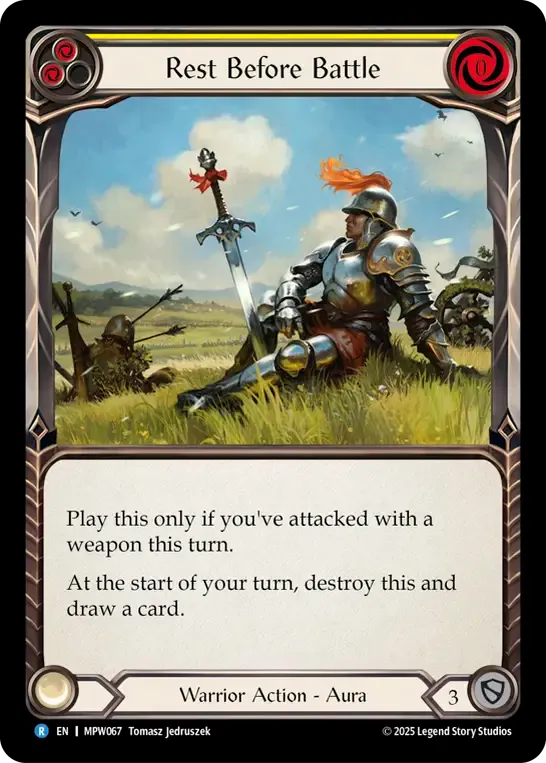 Trêve avant la bataille — Mastery Pack Warrior — Flesh and Blood