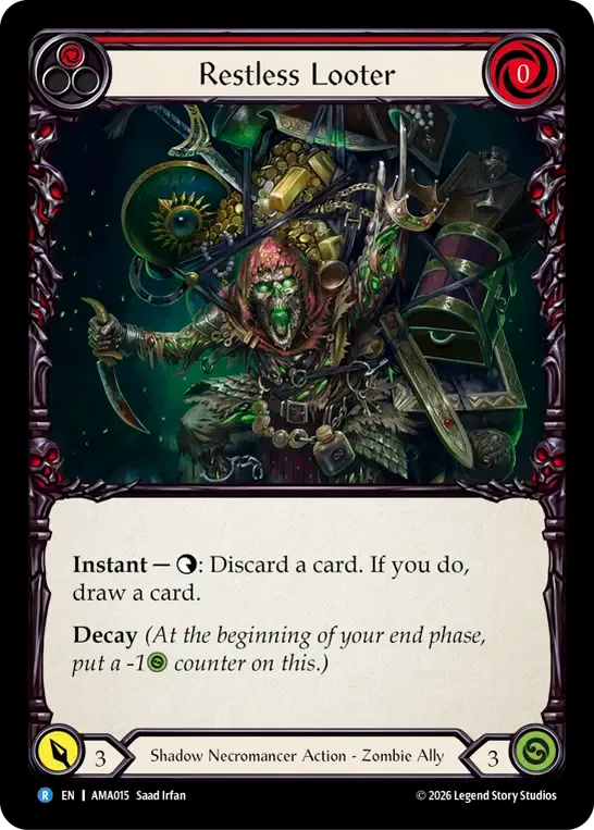 彷徨う略奪者 — Armory Deck - Malice, Domina of the Dead — Flesh and Blood