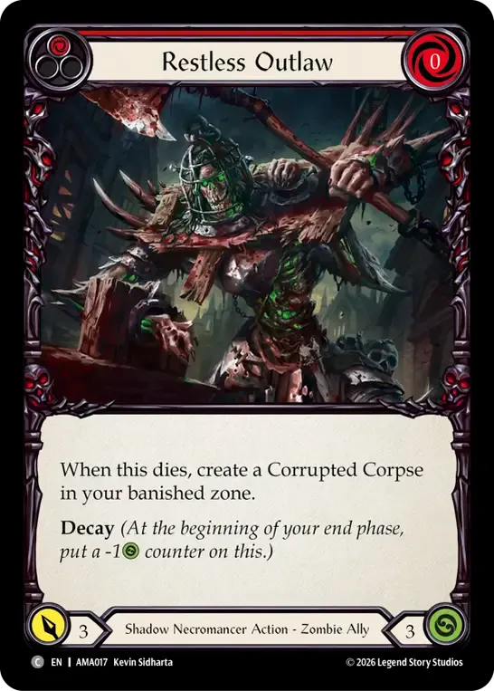 彷徨う無法者 — Armory Deck - Malice, Domina of the Dead — Flesh and Blood